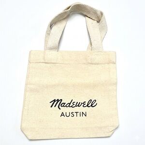 NWOT Madewell Austin Canvas Tote Bag